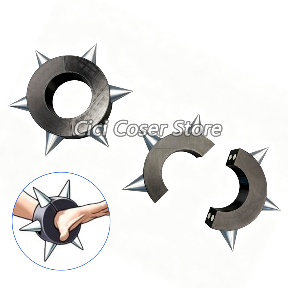 Magnetic Clasp Cosplay - Аниме-игра Китайский кунг-фу Чунли Косплей-аксессуары Черные