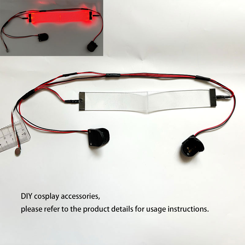 Cosplay Prop Kit - Красные гибкие гибкие DIY светодиодные наборы
