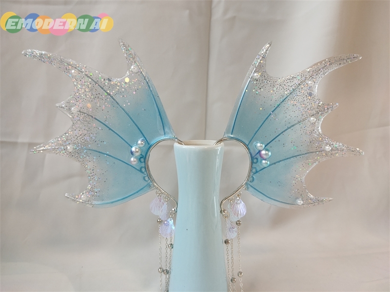 Cosplay Prop Works - Новые ручные работы, серьги принцессы-эльфы русалки,