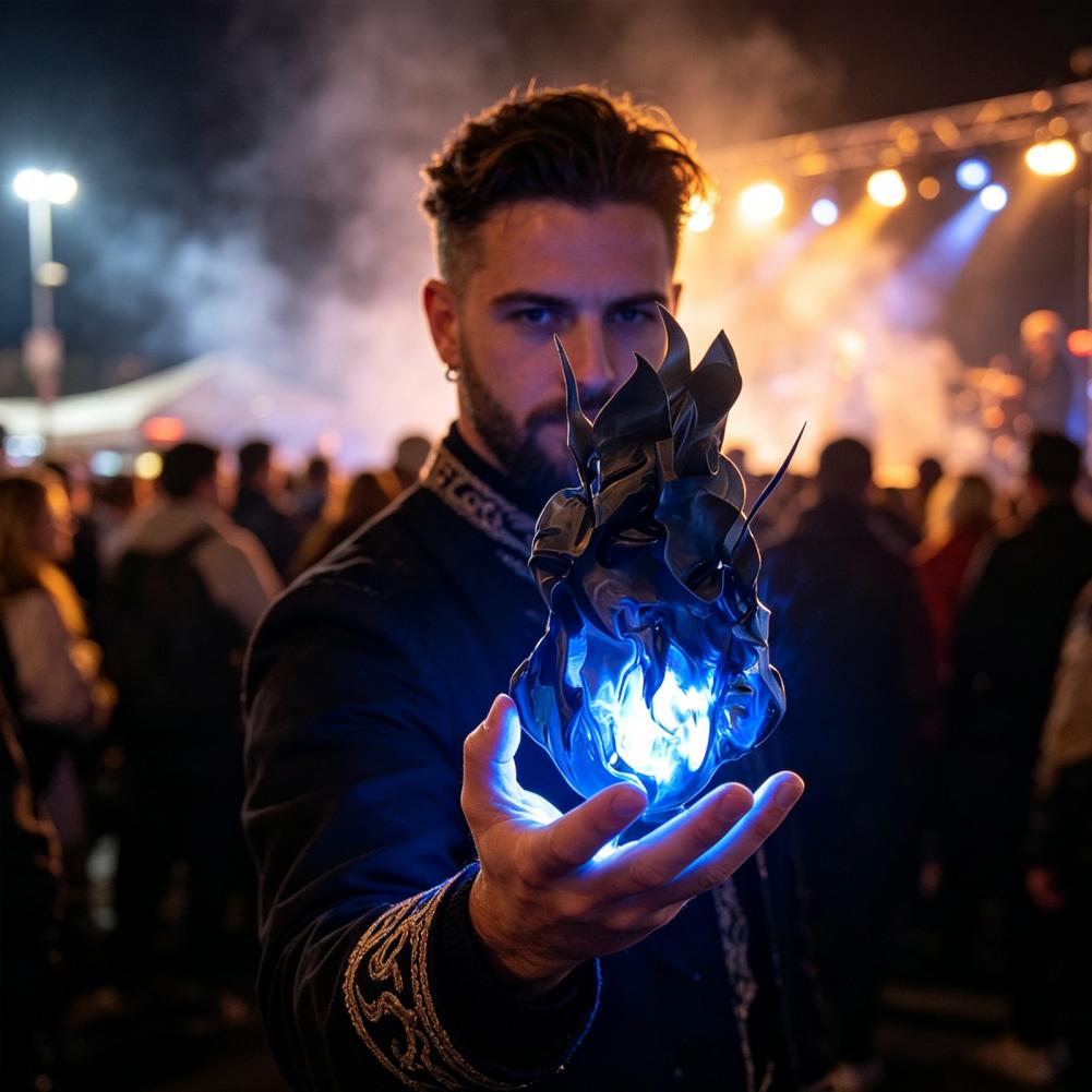 Cosplay Fireball Prop - Светящийся огненный шар для косплея: Игрушка