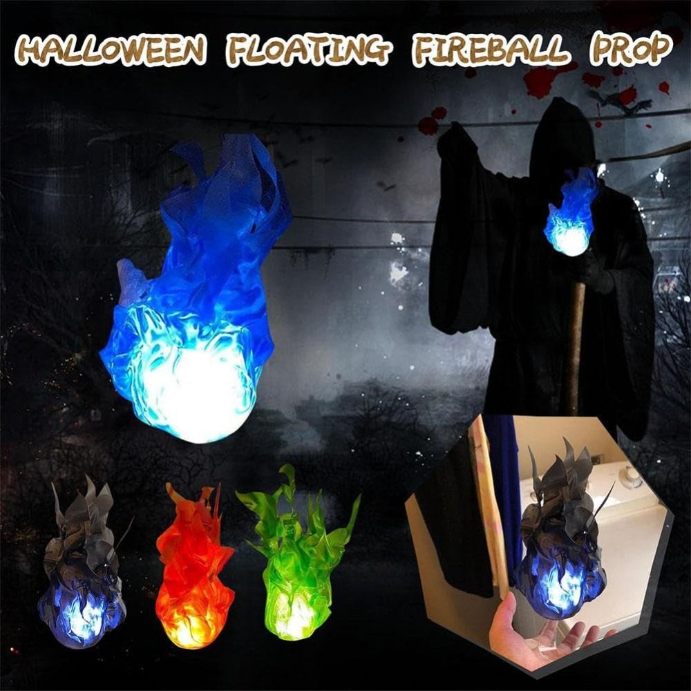 Cosplay Fireball Prop - Реквизит для косплея: плавающий огненный шар,